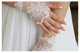 Свадебные перчатки Киев